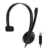 EPOS PC7 USB Mono-Headset für PC & Mac - Leichtes kabelgebundenes...