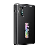 Phyachelo -120 RGB-LED-Kameraleuchte, Videolampen-Set mit Vollfarbausgabe, Dimmbar, 2500 K...