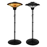 XMTECH Deckenheizstrahler 1500W Infrarotstrahler Wärmestrahler Infrarot Heizstrahler...