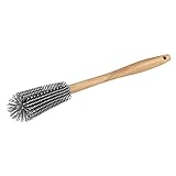 WENKO Silikon Spülbürste mit Flexkopf Hollie, hygienische Flaschenbürste mit flexiblem,...