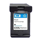 Jenbnoau 63XXL Tintenpatronen Kompatibel Schwarz für Drucker 2130 3630 3830 4520 4650...