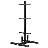 Yaheetech Hantelscheibenständer Hantelbaum Gewichtsständer 6 Stangen mit 28mm...
