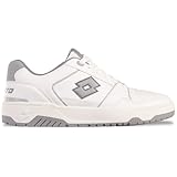 Lotto Unisex BOXSCORE Sneaker, White/LT.Grey, 43 EU