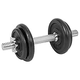 Sport-Tec Kurzhantel Set, 10 kg, Hantel, Workout Hantel, Fitnesstraing, Hantelstange und...