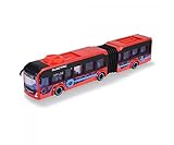 Dickie Toys - Spielzeug-Bus Volvo (rot) – lenkbarer City Bus (40 cm) zum Spielen für...