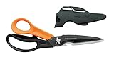 Fiskars Mehrzweckschere mit trennbaren Klingen, Inkl. Schutzhülle mit Scherenschärfer,...