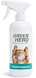 Green Hero Entspannungsspray 500 ml für Katzen enthält beruhigende Duftstoffe wie...