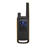 Motorola Talkabout T82 Extreme Quad PMR Funkgerät (Bis zu 10 km Reichweite, IPx4...