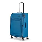 Travelite 4-Rad Koffer Größe L Weichschale, Gepäck Serie Chios mit Dehnfalte...