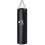 ArtSport Boxsack Set 30 kg gefüllt, Box Set mit 4-Punkt-Stahlkette & Karabinerhaken für...