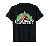 Grand Canyon National Park Retro Zelt Camping T-Shirt
