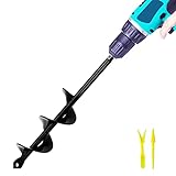 SYITCUN Gartenbohrer Erdbohrer für Bohrmaschine,Pflanzbohrer für...