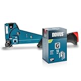 NOVUS TOOLS Hammertacker J-055 Set + 5000 Flachdrahtklammern - Professioneller...
