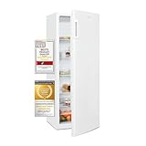 Exquisit Kühlschrank ohne Gefrierfach, Großer Kühlschrank, 5 Ablagen, 242 Liter,...