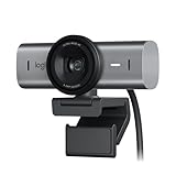 Logitech MX Brio Ultra HD 4K Collaboration and Streaming Webcam, 1080p at 60 FPS, Dual...