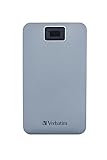 Verbatim Executive Fingerprint Secure HDD, 2 TB, Grau, Externe Festplatte mit...