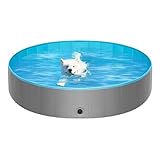 EUGAD Hundepool, Faltbare Hundepool für Kleine Hunde 80x20cm Hunde Pool,...