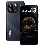 OSCAL Smartphone Ohne Vertrag 4GB RAM 32GB ROM 256GB TF/SD, Flat1C Android 13 Handy...