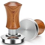 YMWVH Premium Espresso Tamper mit Base Ripple 51mm - Kaffeestampfer aus...
