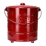 Feuertonne | Papiereimer mit Deckel aus Edelstahl | feuerhemmender Behälter für Camping,...