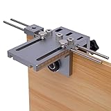 Doweling Jig Kit Dübel Bohrlehre, 3-in-1 Jig Dübelvorrichtung Bohrschablone Führung...