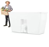 Varile Wasserspender Weiß für Camping, Garage & Kleingarten | BPA-Frei | Handwascher,...