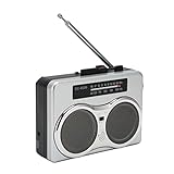 Retro-AM-FM-Radio-Kassettenspieler,Tragbarer Radio-Kassettenrekorder,Eingebauter...