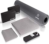 High Pulse® Yoga Set (6 TLG.) mit Yogamatte, 2 Yoga Blöcke, Yogagurt, Yogatuch...