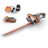FUXTEC Heckenschere 20V inkl. Akku FX-E1HS20 Elektrischer Heckentrimmer mit Li-Ionen...