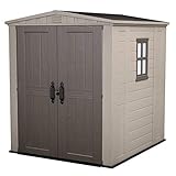 tepro Keter Kunststoff-Gerätehaus Factor 6x6 Gartenhaus Geräteschuppen Gartenschuppen