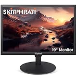 SKitphrati 19 Zoll PC Monitor, HD 1440 x 900 Bildschirm Computer Monitor mit HDMI VGA AV...