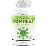 Vitamin B Komplex - 365 Tabletten - Alle 8 B-Vitamine in 1 Tablette - Vitamin...