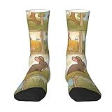 Erwachsene Colours Lustige Socken Cartoon süße Tiere Kaninchen Verrückte Anti Rutsch...