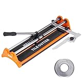 VEVOR Fliesenschneider mit einer Gesamtschnittlänge von 430mm, Schnittstärke 4-12mm...