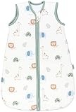 TupTam Schlafsack Baby - Wärmender Ganzjahresschlafsack 2.5 TOG, Oeko-TEX, Ärmellos,...