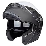 Helm für Motorräder Full-Face Motorcycle Helmet Tragbarer Integralhelme...