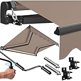 KESSER® Gelenkarmmarkise Markise Gelenkmarkise 250 x 200cm Terrassenmarkise Klemmmarkise...