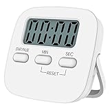 Jsdoin Küchentimer mit großem LCD-Display, digitaler Küchentimer zum Kochen,...