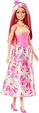 Barbie Royal-Puppe mit fantasievollen Haaren in Blond und Pink, bunten Accessoires,...