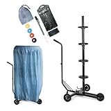 cartrend Felgenbaumwagen, Felgenbaum fahrbar mit Reifenschutzhülle, bis 255 mm...