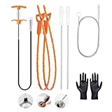 1.6m Abflussreiniger Spirale Abfluss Rohrreinigung Paket - Rohrreiniger...