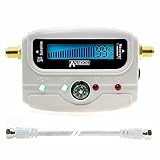 Anadol SF33 White LCD digitaler Satfinder - Satelliten Messgerät Justierung von...