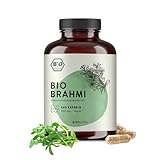 BIONUTRA® Brahmi Kapseln Bio (240 x 600 mg), hochdosiert, deutsche Herstellung,...