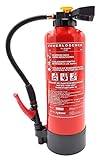 Aufladefeuerlöscher von ANDRIS® 6L ABF Schaum (Fettbrand), hochwertiger & starker...