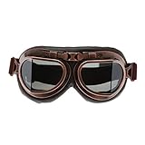 MUXSAM 1Stück Schutzbrillen Sonnenbrille Vintage Motorradbrille Fliegerbrille...