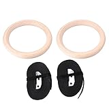 Wosune Gymnastic Fitness Gym Ring, Gymnastikring 150 kg tragende gratfreie Bequeme...