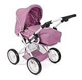 Bayer Chic 2000 - Puppenwagen Leni, 2in1 Kombipuppenwagen mit herausnehmbarer Tragetasche,...