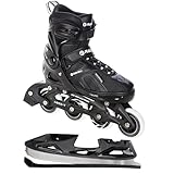 Inlineskates Inliner Raven Pulse verstellbar optional als 2in1...