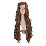 MapofBeauty 30'/75cm Elegante Seite Der Frau Lange Wellige Lockige Strick...