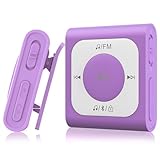 AGPTEK 64GB Clip MP3 Player mit Bluetooth, Mini Tragbarer Musikplayer mit...